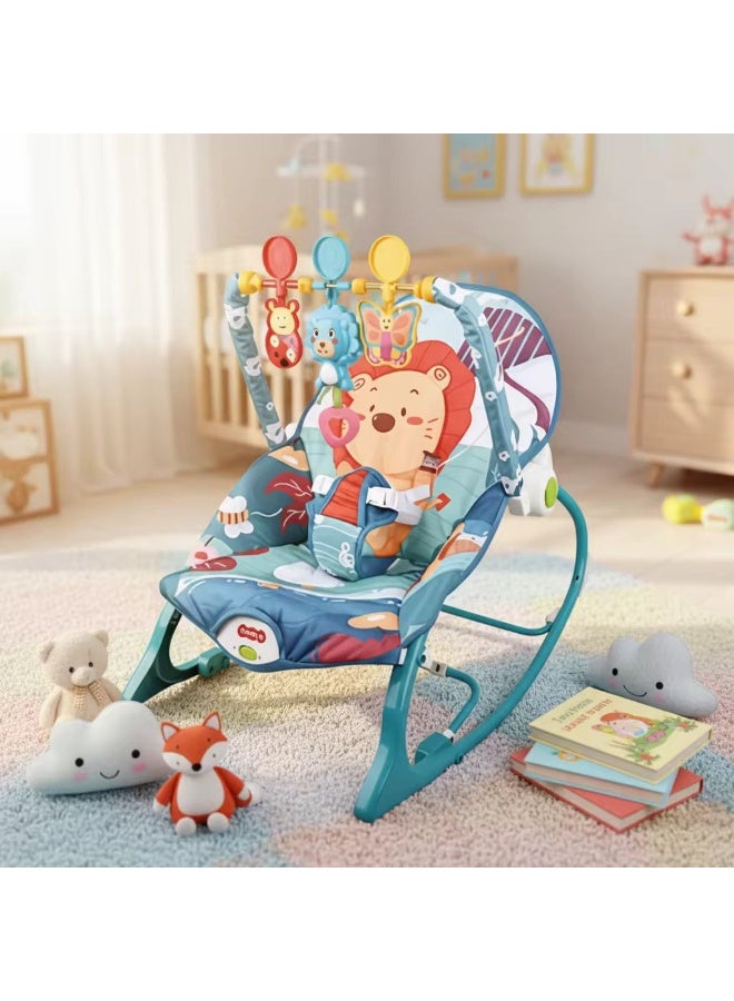 Tiibaby Baby Music Rocking Chair | Infant to Toddler Rocking Chair | with Vibration Vibration Vibration and Soothe Toys for Babies to Toddlers | Suitable from Birth to 18K - Image 2